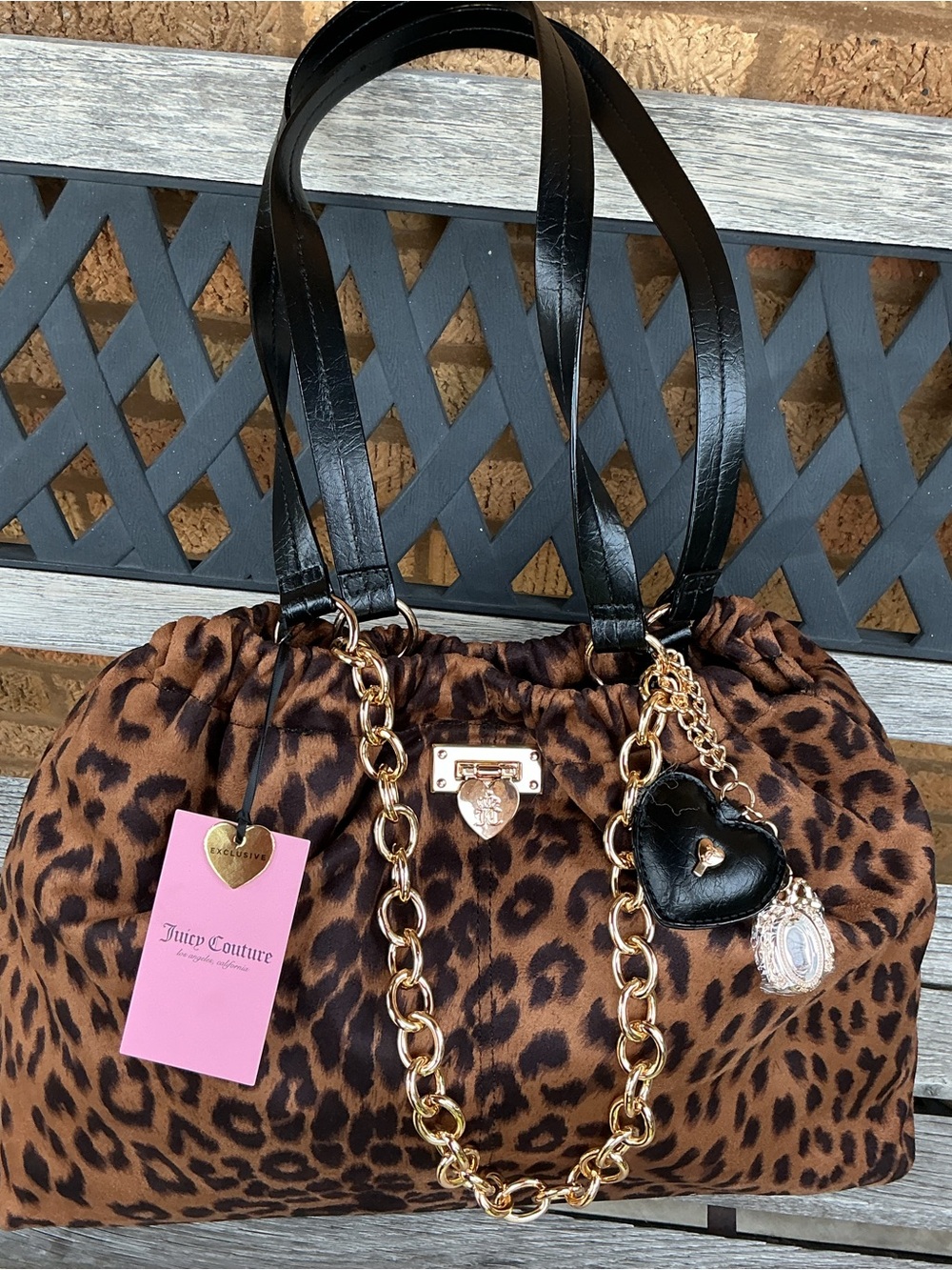 Juicy couture leopard bag